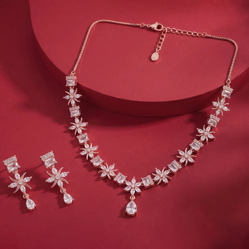 Crystal harmony necklace set